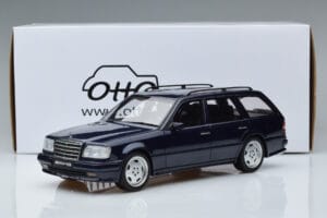 Mercedes E36 AMG S124 Синьо Otto 1:18 OT753 Смола — снимка 6 от 6