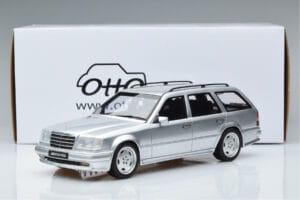Mercedes E36 AMG S124 Сребрист Otto 1:18 OT889 Смола — снимка 6 от 6