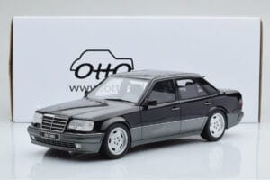 Mercedes E60 AMG W124 Черен Otto 1:18 OT131 Смола — снимка 6 от 6