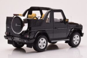 Mercedes G500 W463 Кабриолет Obsidian Черен Otto 1:18 OT1040 Смола — снимка 2 от 6