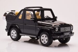 Mercedes G500 W463 Кабриолет Obsidian Черен Otto 1:18 OT1040 Смола — снимка 4 от 6