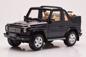 Mercedes G500 W463 Кабриолет Obsidian Черен Otto 1:18