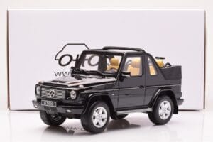 Mercedes G500 W463 Кабриолет Obsidian Черен Otto 1:18 OT1040 Смола — снимка 6 от 6