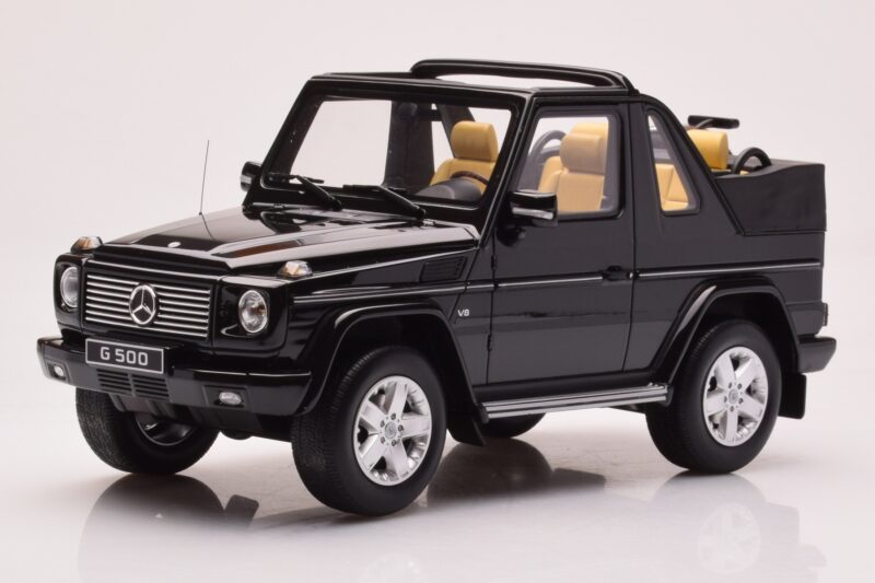 Mercedes G500 W463 Кабриолет Obsidian Черен Otto 1:18