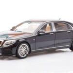 Mercedes Maybach S-Class W222 Brabus 900 Obsidian Черен Almost Real 1:18