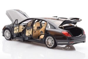 Mercedes Maybach S-Class W222 Brabus 900 Obsidian Черен Almost Real 1:18 860102 Метал — снимка 5 от 8