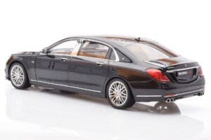 Mercedes Maybach S-Class W222 Brabus 900 Obsidian Черен Almost Real 1:18 860102 Метал — снимка 7 от 8