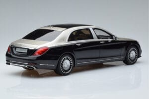 Mercedes Maybach S600 W222 Черен Сребрист GT Spirit 1:18 GT237 Смола — снимка 2 от 6