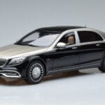 Mercedes Maybach S600 W222 Черен Сребрист GT Spirit 1:18 GT237 Смола