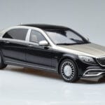 Mercedes Maybach S600 W222 Черен Сребрист GT Spirit 1:18 GT237 Смола - image 4 of 6