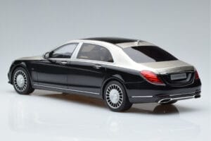 Mercedes Maybach S600 W222 Черен Сребрист GT Spirit 1:18 GT237 Смола — снимка 5 от 6