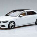Mercedes Maybach S600 W222 V12 Biturbo Diamond Бял Almost Real 1:18