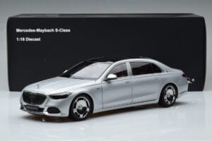 Mercedes Maybach S600 W222 V12 Biturbo Hightech Сребрист Almost Real 1:18 820118 Метал — снимка 12 от 12