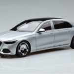 Mercedes Maybach S600 W222 V12 Biturbo Hightech Сребрист Almost Real 1:18