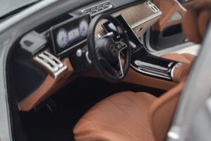 Mercedes Maybach S600 W222 V12 Biturbo Hightech Сребрист Almost Real 1:18 820118 Метал — снимка 10 от 12