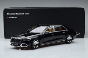 Mercedes Maybach S600 W222 V12 Biturbo Obsidian Черен Almost Real 1:18 820115 Метал — снимка 11 от 11