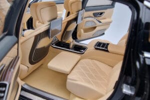 Mercedes Maybach S600 W222 V12 Biturbo Obsidian Черен Almost Real 1:18 820115 Метал — снимка 9 от 11