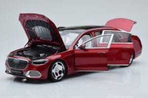 Mercedes Maybach S600 W222 V12 Biturbo Patagonia Червен Almost Real 1:18 820119 Метал — снимка 2 от 10
