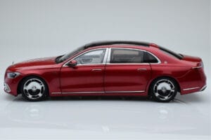 Mercedes Maybach S600 W222 V12 Biturbo Patagonia Червен Almost Real 1:18 820119 Метал — снимка 4 от 10