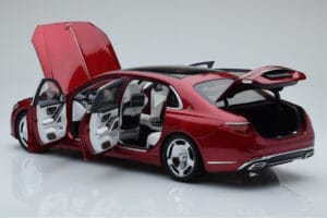 Mercedes Maybach S600 W222 V12 Biturbo Patagonia Червен Almost Real 1:18 820119 Метал — снимка 5 от 10