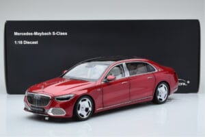Mercedes Maybach S600 W222 V12 Biturbo Patagonia Червен Almost Real 1:18 820119 Метал — снимка 10 от 10