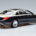 Mercedes Maybach S650 X222 Сребристосин Norev 1:18 B66960615 Метал - image 3 of 7
