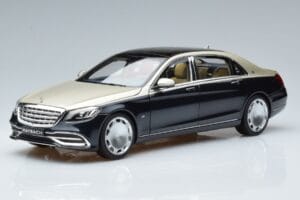 Mercedes Maybach S650 X222 Сребристосин Norev 1:18 B66960615 Метал