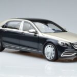 Mercedes Maybach S650 X222 Сребристосин Norev 1:18 B66960615 Метал - image 5 of 7