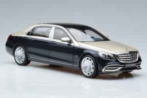 Mercedes Maybach S650 X222 Сребристосин Norev 1:18 B66960615 Метал — снимка 5 от 7