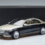 Mercedes Maybach S650 X222 Сребристосин Norev 1:18 B66960615 Метал - image 7 of 7