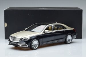 Mercedes Maybach S650 X222 Сребристосин Norev 1:18 B66960615 Метал — снимка 7 от 7