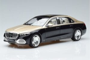 Mercedes Maybach S680 X223 Златен Черен Metallic Norev 1:18 183917 Метал