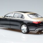 Mercedes Maybach S680 X223 Златен Черен Metallic Norev 1:18 183917 Метал - image 6 of 7