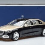 Mercedes Maybach S680 X223 Златен Черен Metallic Norev 1:18 183917 Метал - image 7 of 7