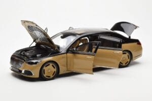 Mercedes Maybach S680 W223 Obsidian Черен Sand Almost Real 1:18 820124 Метал — снимка 2 от 7