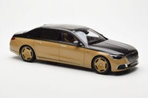 Mercedes Maybach S680 W223 Obsidian Черен Sand Almost Real 1:18 820124 Метал — снимка 5 от 7