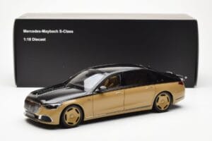 Mercedes Maybach S680 W223 Obsidian Черен Sand Almost Real 1:18 820124 Метал — снимка 7 от 7