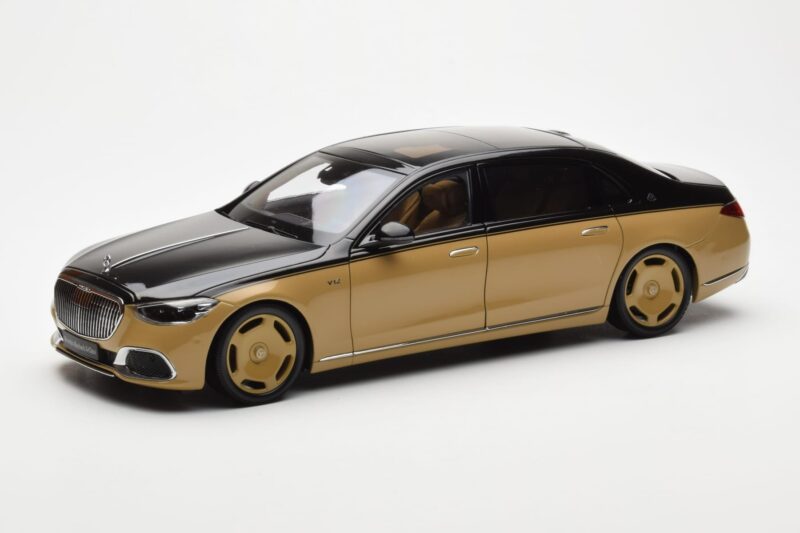 Mercedes Maybach S680 W223 Obsidian Черен Sand Almost Real 1:18