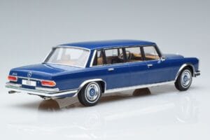 Mercedes S-Class 600 W100 LWB Pullman Тъмносин MCG 1:18 MCG18189 Метал — снимка 2 от 6