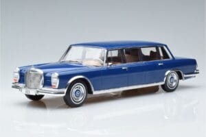 Mercedes S-Class 600 W100 LWB Pullman Тъмносин MCG 1:18 MCG18189 Метал