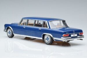 Mercedes S-Class 600 W100 LWB Pullman Тъмносин MCG 1:18 MCG18189 Метал — снимка 5 от 6