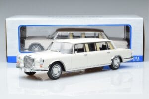Mercedes S-Class 600 W100 LWB Pullman Бял MCG 1:18 MCG18188 Метал — снимка 6 от 6