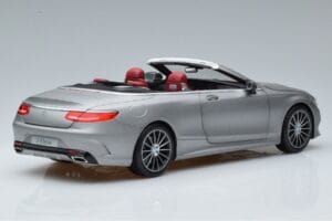 Mercedes S-Class A217 Кабриолет Сив Norev 1:18 B66960355 Метал — снимка 3 от 8