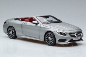 Mercedes S-Class A217 Кабриолет Сив Norev 1:18 B66960355 Метал — снимка 6 от 8