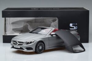 Mercedes S-Class A217 Кабриолет Сив Norev 1:18 B66960355 Метал — снимка 8 от 8