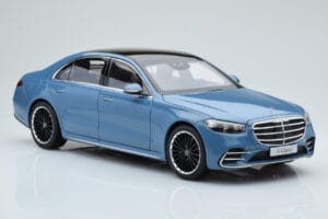 Mercedes S-Class W223 Vintage Син Norev 1:18 B66960828 Метал — снимка 5 от 7