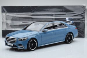 Mercedes S-Class W223 Vintage Син Norev 1:18 B66960828 Метал — снимка 7 от 7