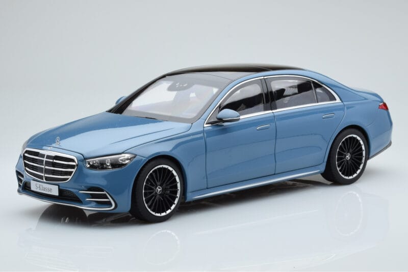 Mercedes S-Class W223 Vintage Син Norev 1:18
