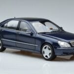Mercedes S55 AMG W220 Син Norev 1:18 183817 Метал - image 5 of 7