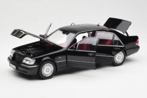 Mercedes S600 W140 Черен Norev 1:18 183722 Метал — снимка 2 от 8